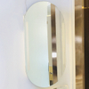 Miroir argenté anti-buée LED Ellipse HD de 5 mm pour salle de bain